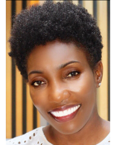 woman smiling